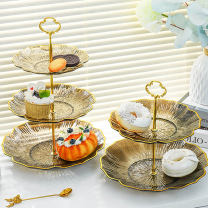 Lighteme Flower-Shaped Multi-Layer Dessert Stand