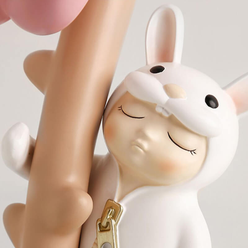 Lampe de table en résine Lighteme Flower Rabbit