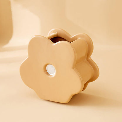 Vase en céramique en forme de fleur de printemps Lighteme