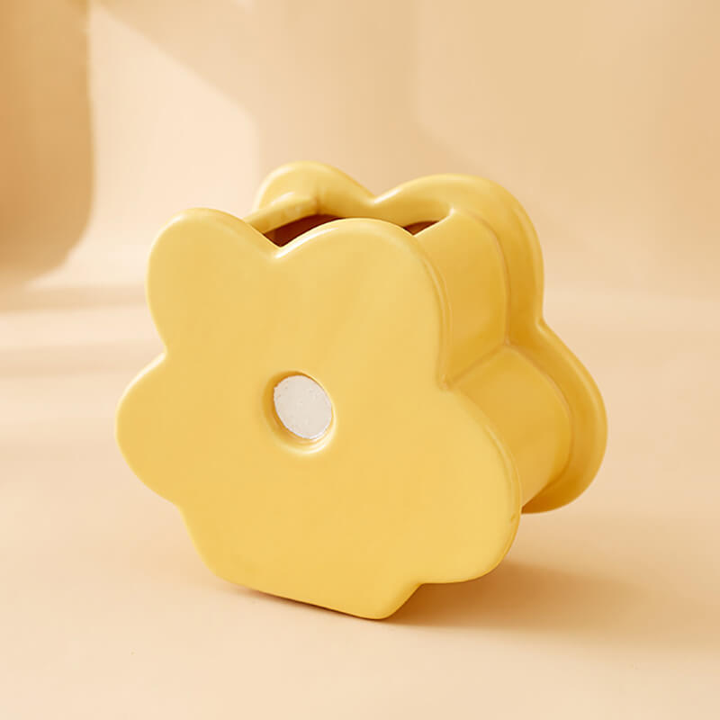 Vase en céramique en forme de fleur de printemps Lighteme
