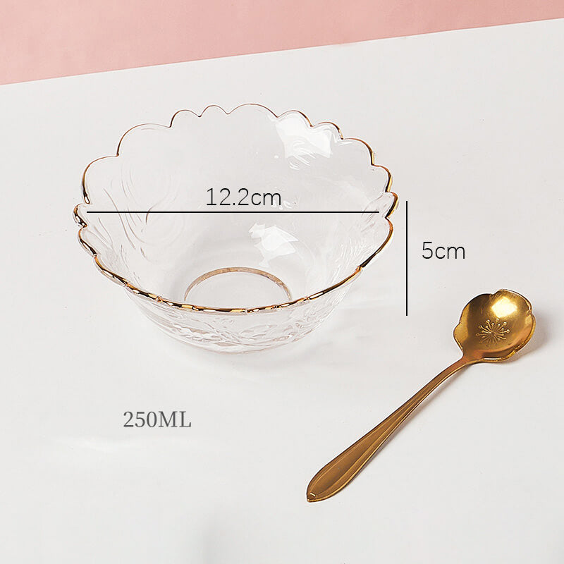 Bol en verre en forme de fleur Lighteme