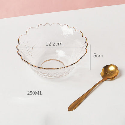 Bol en verre en forme de fleur Lighteme