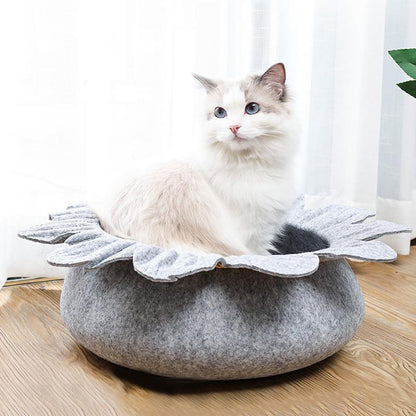 Lighteme Flower Felt Cloth Anti-wrinkle Cat Nest (3 colors)