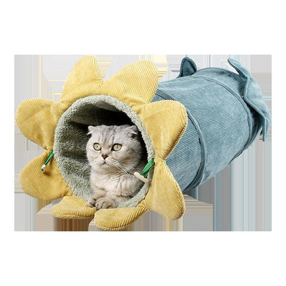 Tunnel pour chat pliable Lighteme en forme de légume (3 couleurs)