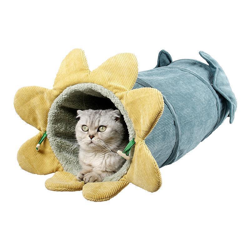 Tunnel pour chat pliable Lighteme en forme de légume (3 couleurs)