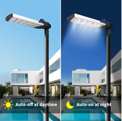 Éclairage de stationnement LED Lighteme 320 W, câblé, 48 000 lm, fil chaud, homologué UL, éclairage de poteau de stationnement LED de qualité industrielle, 5 000 K, étanche IP65