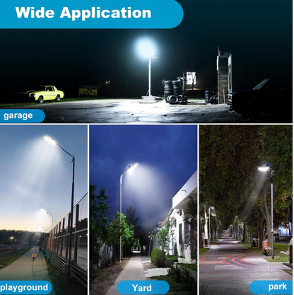 Lighteme 250 W LED-Parkplatzbeleuchtung mit fester Verdrahtung, 30.000 lm: Straßenbeleuchtung für den Außenbereich von der Dämmerung bis zum Morgengrauen, Sicherheitslicht für gewerbliche Bereiche mit IP65-Wasserdichtigkeit 6500 K