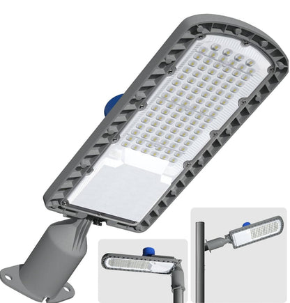 Lighteme 250 W LED-Parkplatzbeleuchtung mit fester Verdrahtung, 30.000 lm: Straßenbeleuchtung für den Außenbereich von der Dämmerung bis zum Morgengrauen, Sicherheitslicht für gewerbliche Bereiche mit IP65-Wasserdichtigkeit 6500 K