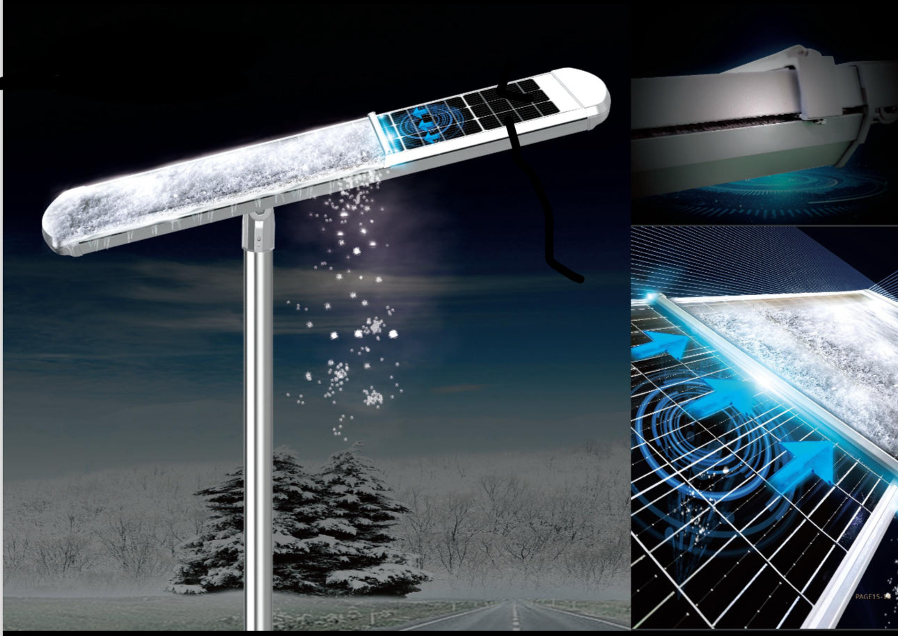 Selbstreinigendes Solarstraßenlaterne-Aluminiumdruckguss Lighteme 2400w