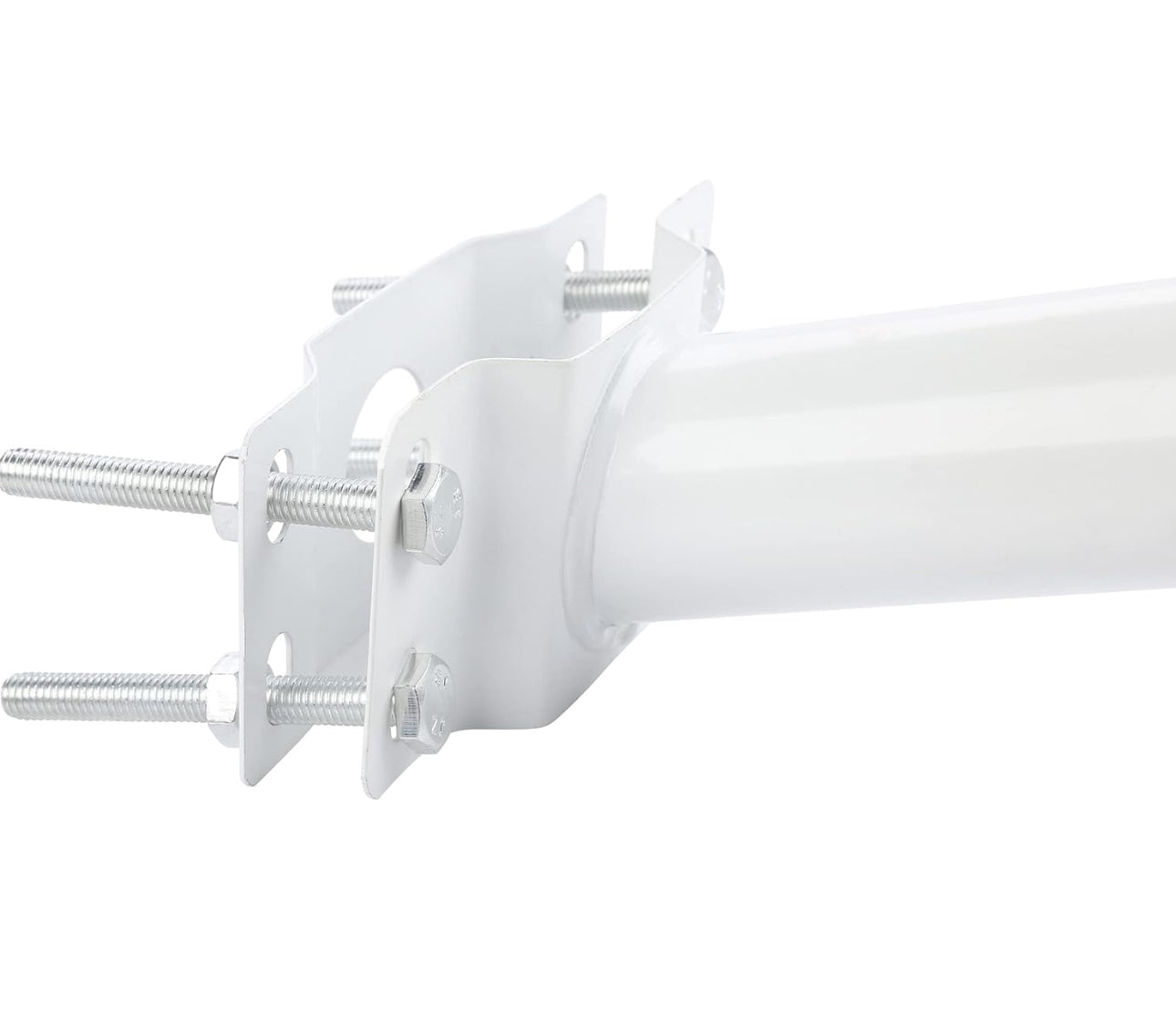 Lighteme Solarbeleuchtungs-Montagehalterung, Verlängerungsstangen-Set, Wandmontage, schwarze Metallrohre, Scheunenbeleuchtung, Antennenadapter, Außenarm für Straßenlaternen, an der Wand montierte Reifen, Scheunenlampen, Pfostenbäume 