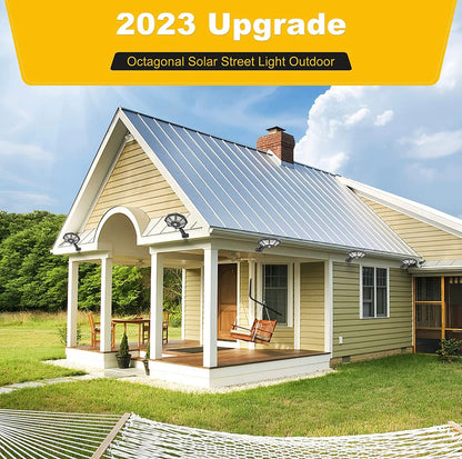 2er-Pack SmartYard 300 W Solar-Straßenlaterne, 168 LEDs, Dämmerung bis Morgengrauen, 6500 K, mit Bewegungssensor