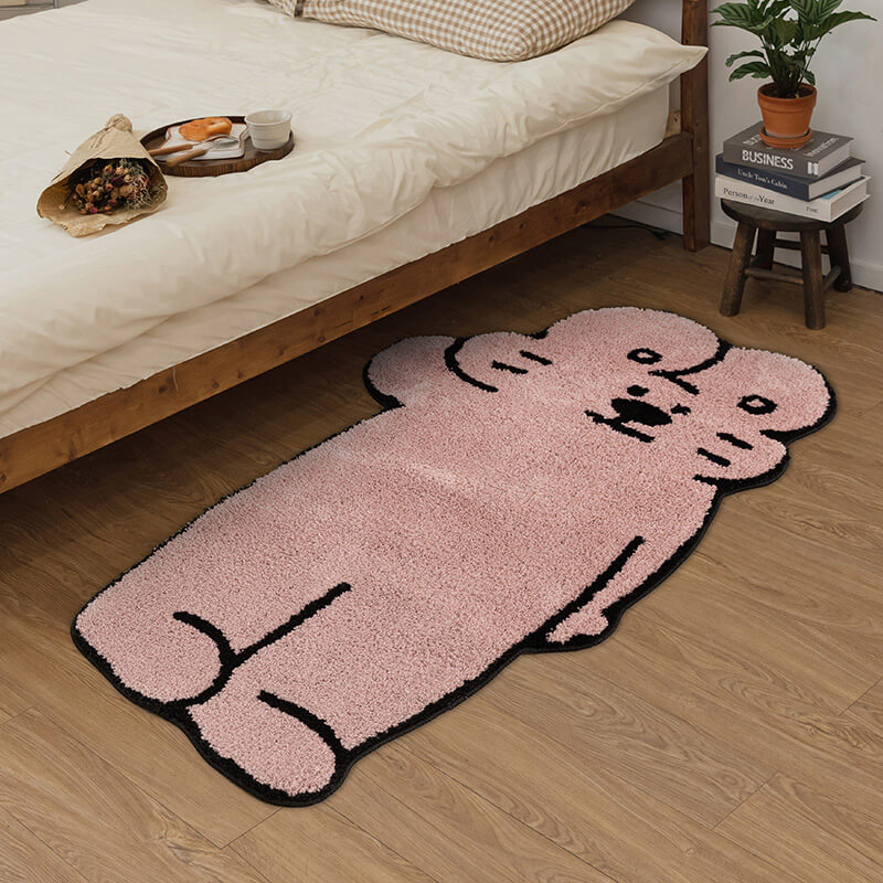 Lighteme Fun Rabbit Decorative Rug