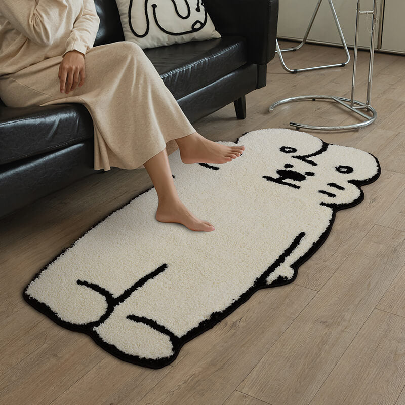 Lighteme Fun Rabbit Decorative Rug