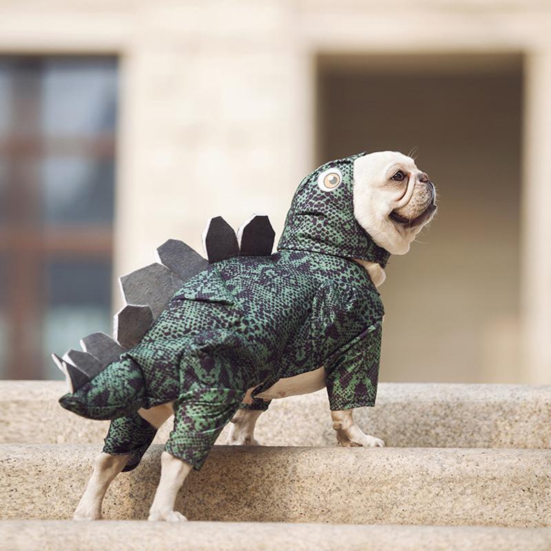 Vêtements de cosplay amusants et mignons pour animaux de compagnie Lighteme, dinosaure (5 tailles)