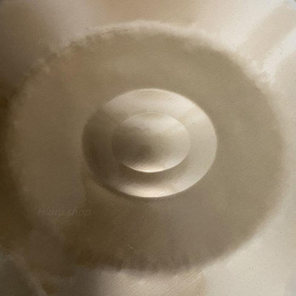 MiSoundofNature handpan personnalisé 22 pouces 10 notes échelle F3 Equinox/intégrale en acier inoxydable/instrument de percussion en acier nitruré