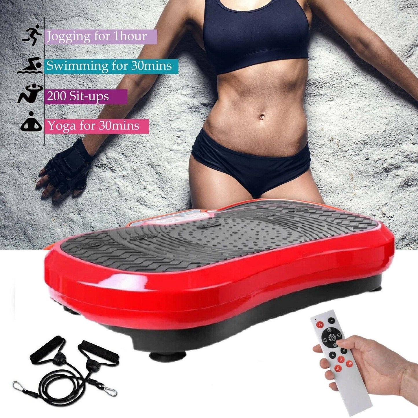 Pack de machines Lighteme GET FIT HOME avec bandes amovibles - Perte de poids et tonification à domicile