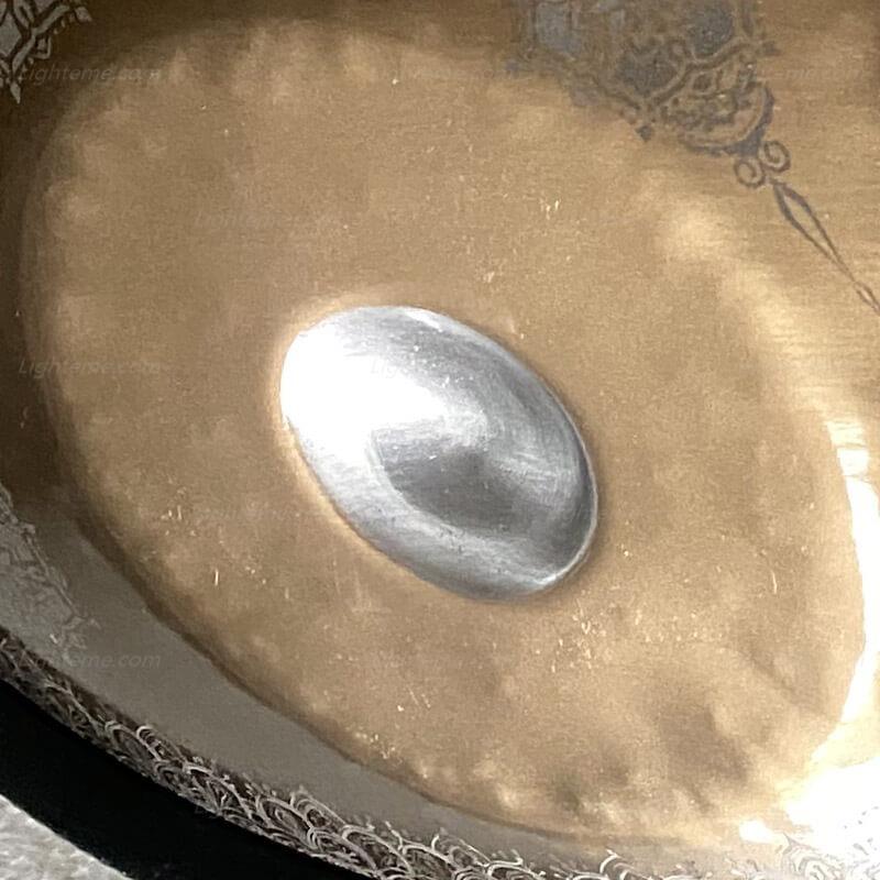 Royal Garden Custom Stainless Steel HandPan Drum D Minor Sabye Scale 22 Inch 9/10/12 Notes Mandala Hand Pans For Sale