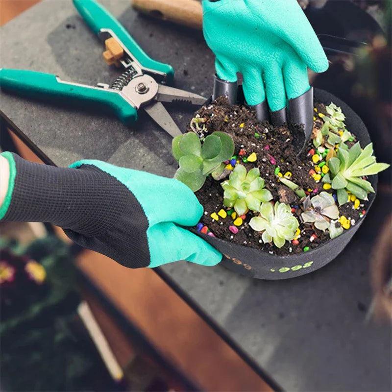 Gants de jardinage Lighteme avec griffes 