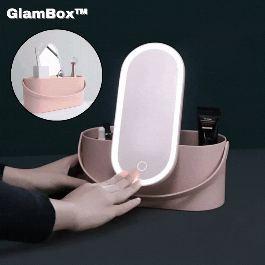 Lighteme Kosmetiktasche mit LED-Licht – Organisieren Sie Ihr Make-up mit LED-Beleuchtung