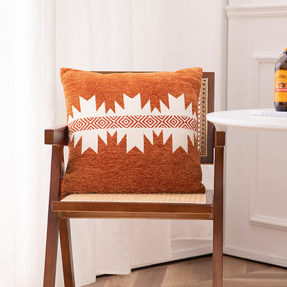 Housse de coussin à motif géométrique Lighteme