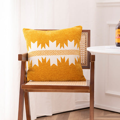 Housse de coussin à motif géométrique Lighteme