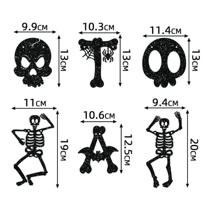 Lot de 3 banderoles « Happy Halloween Trick or Treat » de Lighteme