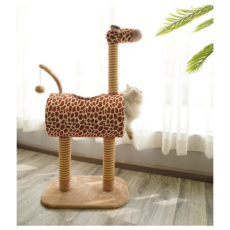 Arbre à chat Lighteme Giraffe Pet Climbing Frame