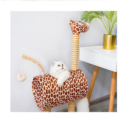 Arbre à chat Lighteme Giraffe Pet Climbing Frame