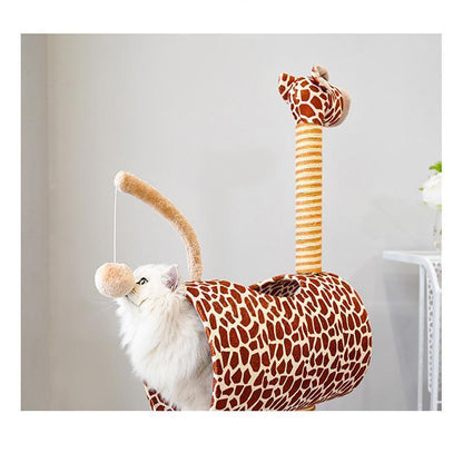 Arbre à chat Lighteme Giraffe Pet Climbing Frame