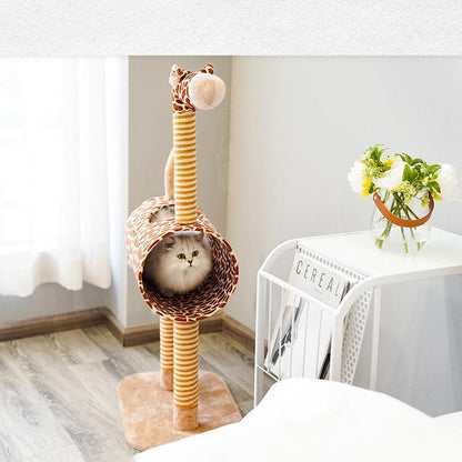 Arbre à chat Lighteme Giraffe Pet Climbing Frame
