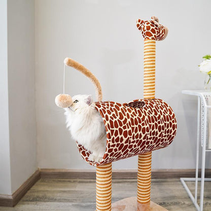 Arbre à chat Lighteme Giraffe Pet Climbing Frame