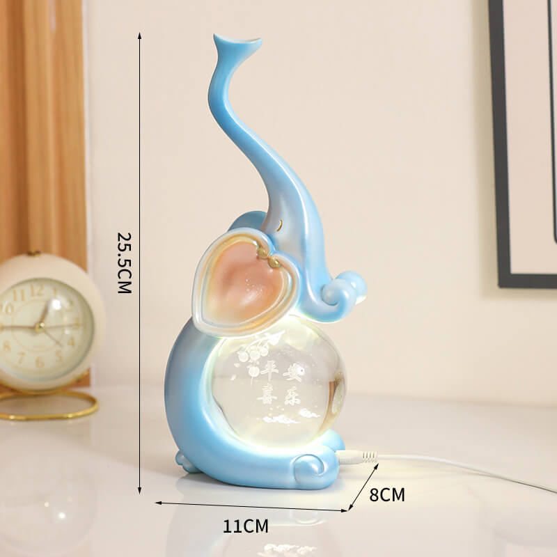 Lighteme Luminous Crystal Elephant Lamp