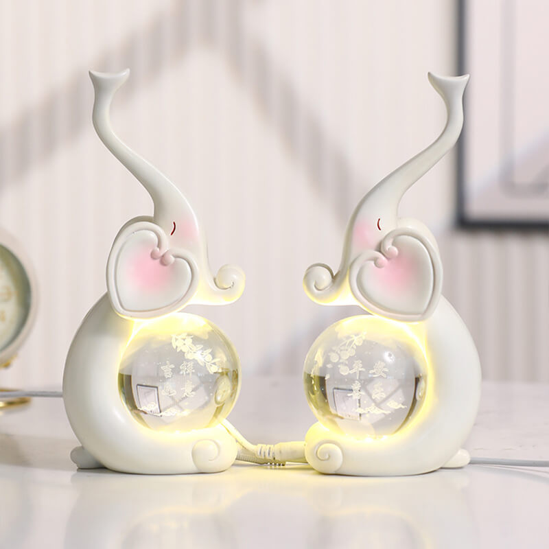 Lighteme Luminous Crystal Elephant Lamp