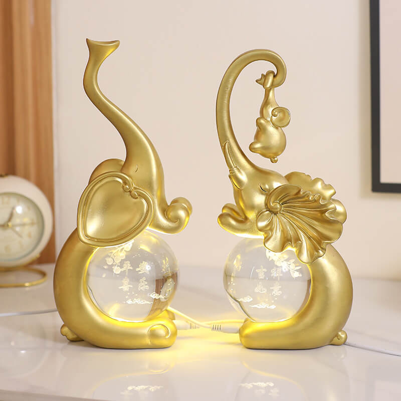 Lighteme Luminous Crystal Elephant Lamp