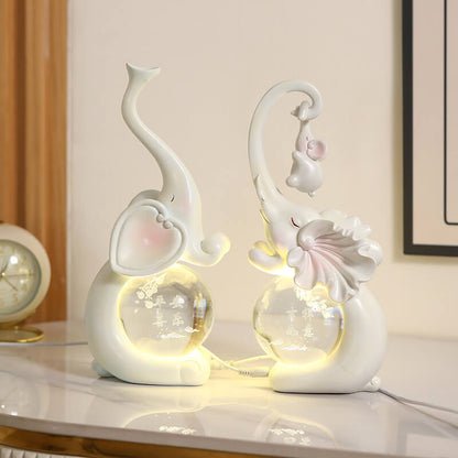 Lighteme Luminous Crystal Elephant Lamp