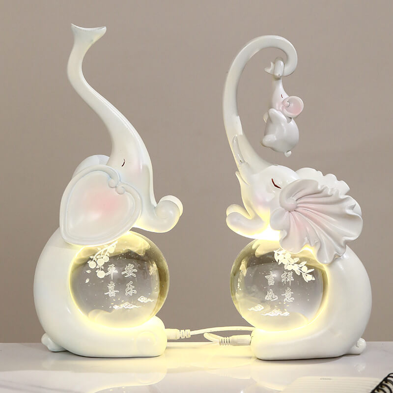Lighteme Luminous Crystal Elephant Lamp