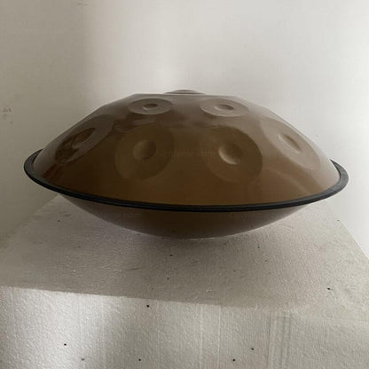 Lighteme Personnalisé Fait main Ré Mineur Hijaz 22 pouces 9/10/12 notes en Acier Inoxydable Handpan Drums