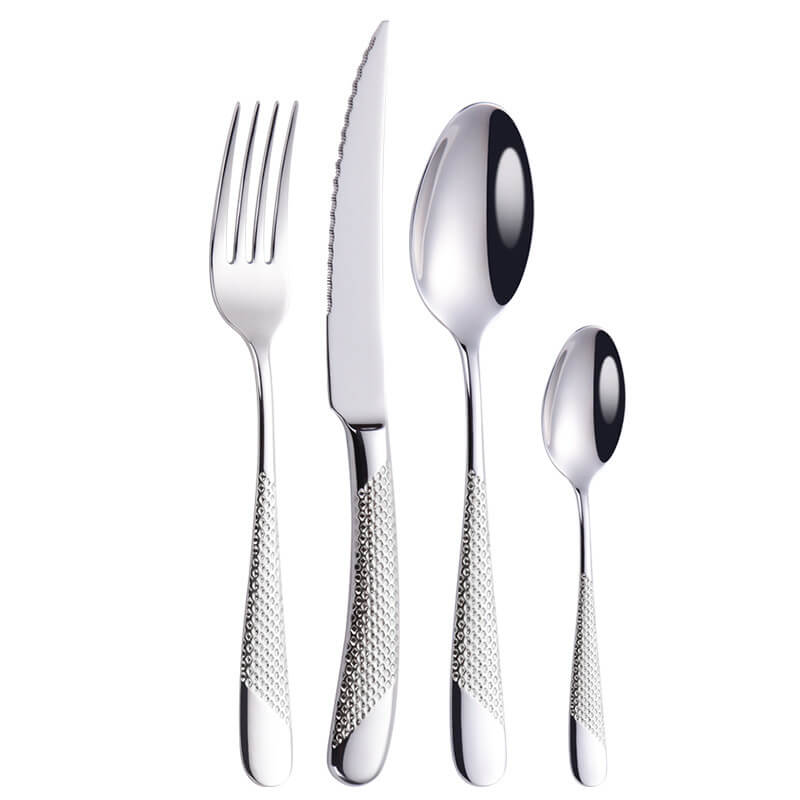 Lighteme Light Luxury Gold Geschirrset, 4-teilig