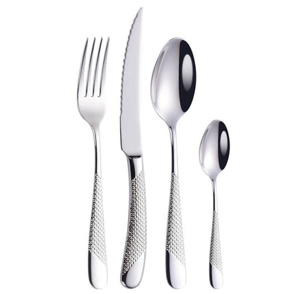 Lighteme Light Luxury Gold Geschirrset, 4-teilig