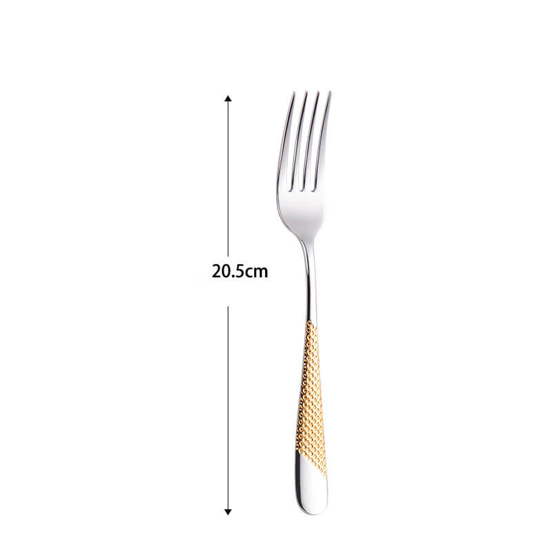 Lighteme Light Luxury Gold Geschirrset, 4-teilig