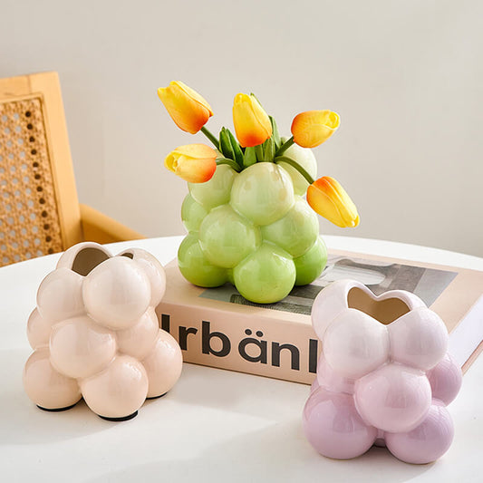 Vase boule en céramique Lighteme Grape