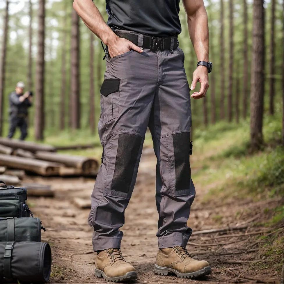 Lighteme Herren wasserdichte Ripstop-Taktik-Arbeitshose Wanderhose