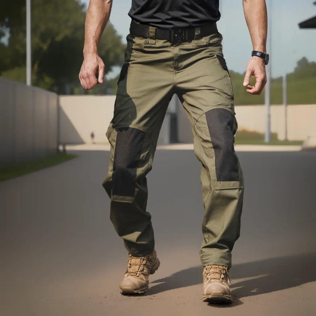 Lighteme Herren wasserdichte Ripstop-Taktik-Arbeitshose Wanderhose