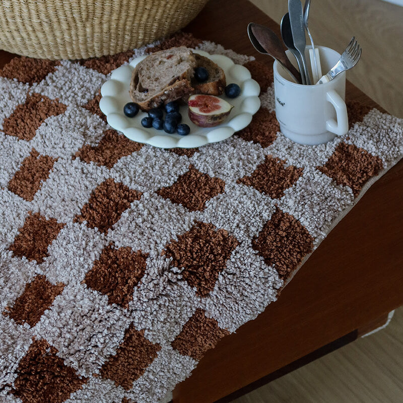 Dekorativer Teppich Lighteme Grid