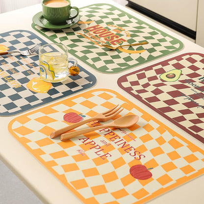 Lighteme Grid Leather Placemat