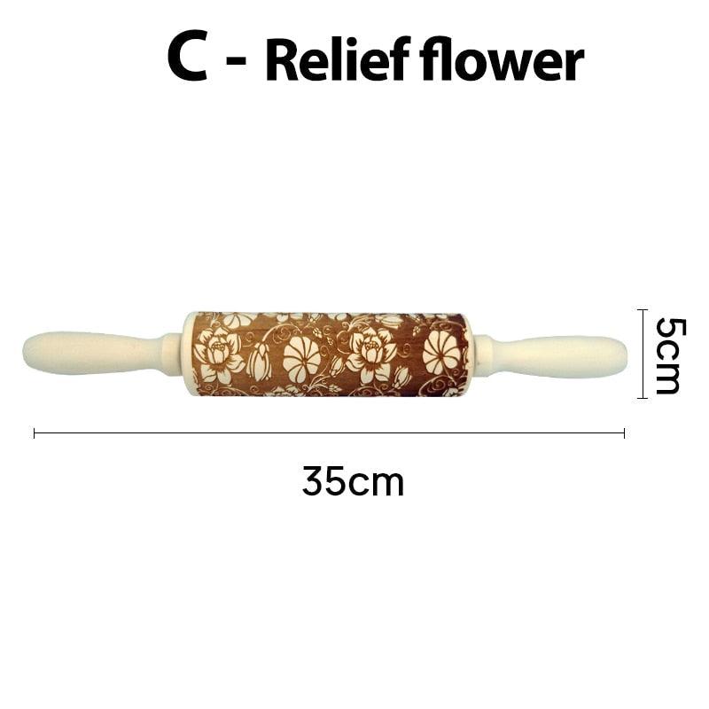Rouleau à pâtisserie décoré Lighteme