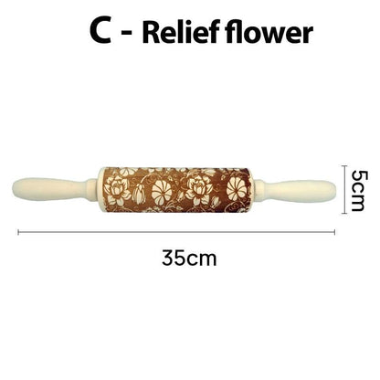 Rouleau à pâtisserie décoré Lighteme