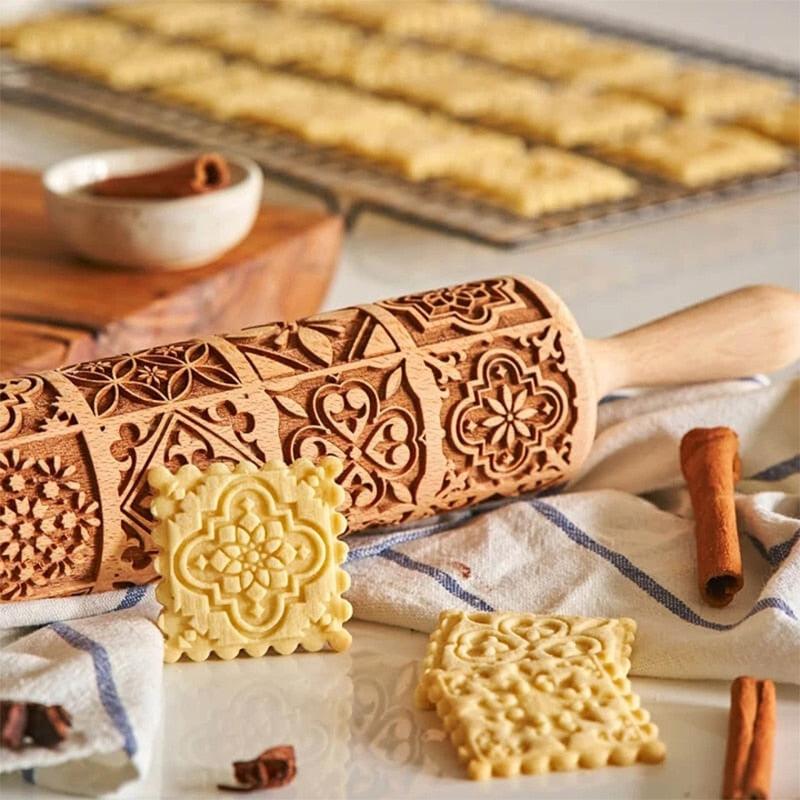 Rouleau à pâtisserie décoré Lighteme