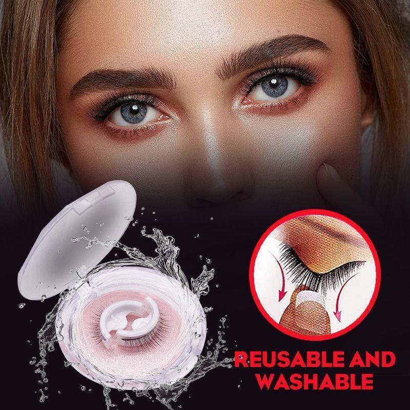 Wiederverwendbare, selbstklebende Wimpern von Lighteme für sofortiges Volumen und Drama 