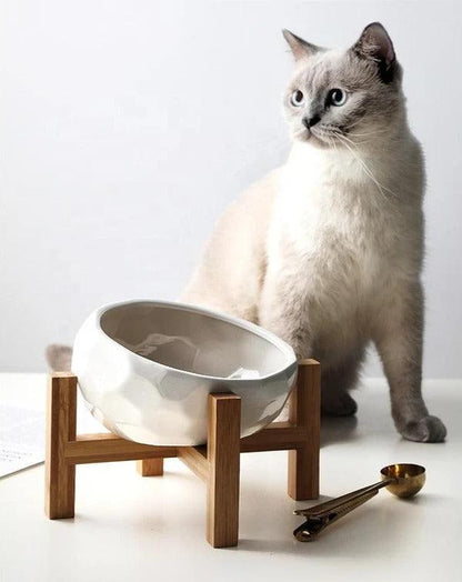 Gamelle en céramique pour animaux de compagnie de style nordique Lighteme
